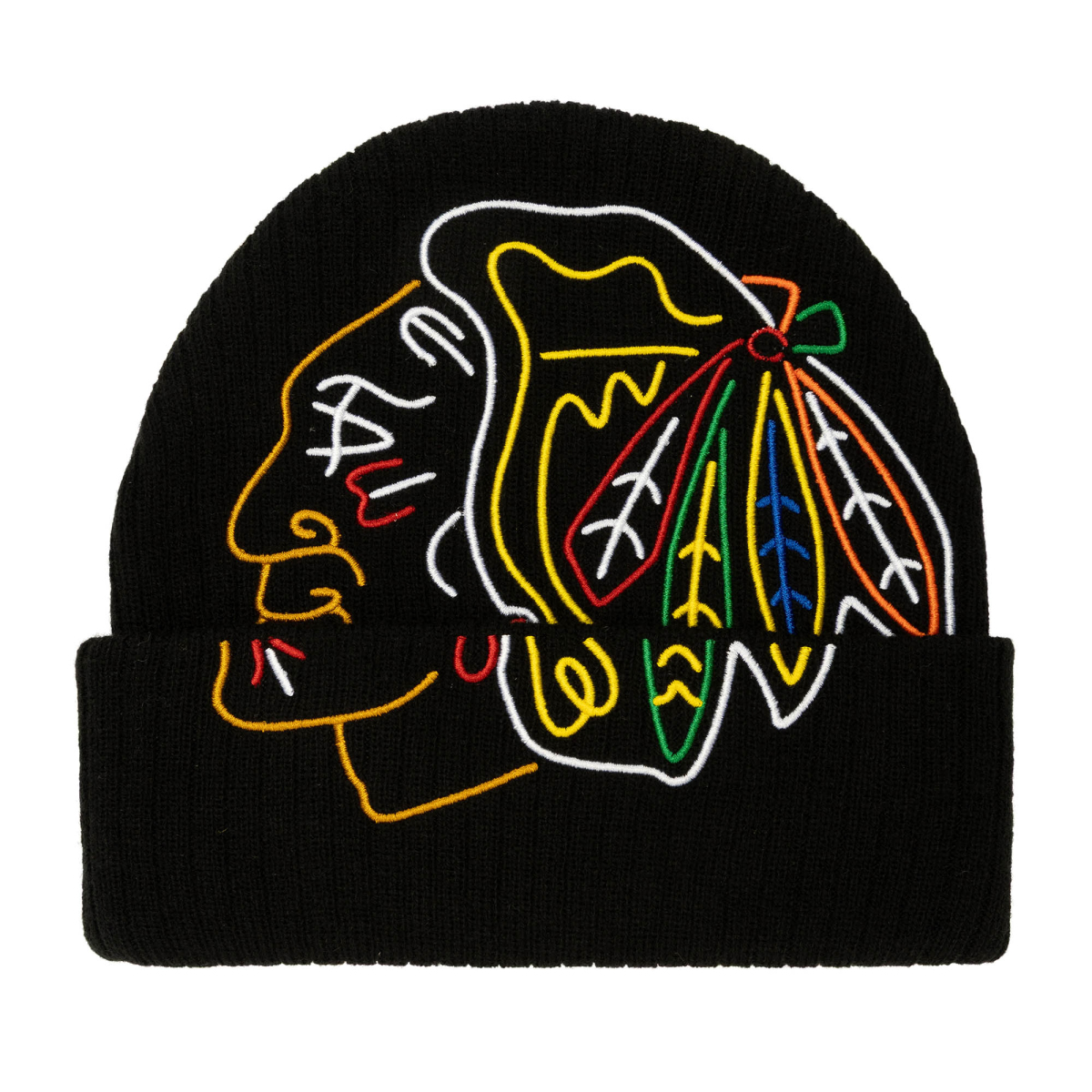 Chicago Blackhawks zimná čiapka Line Light Knit black