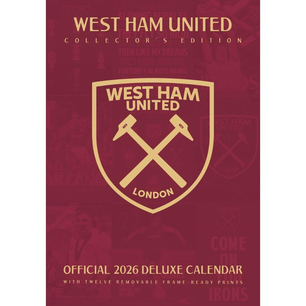 West Ham United kalendár Deluxe 2026