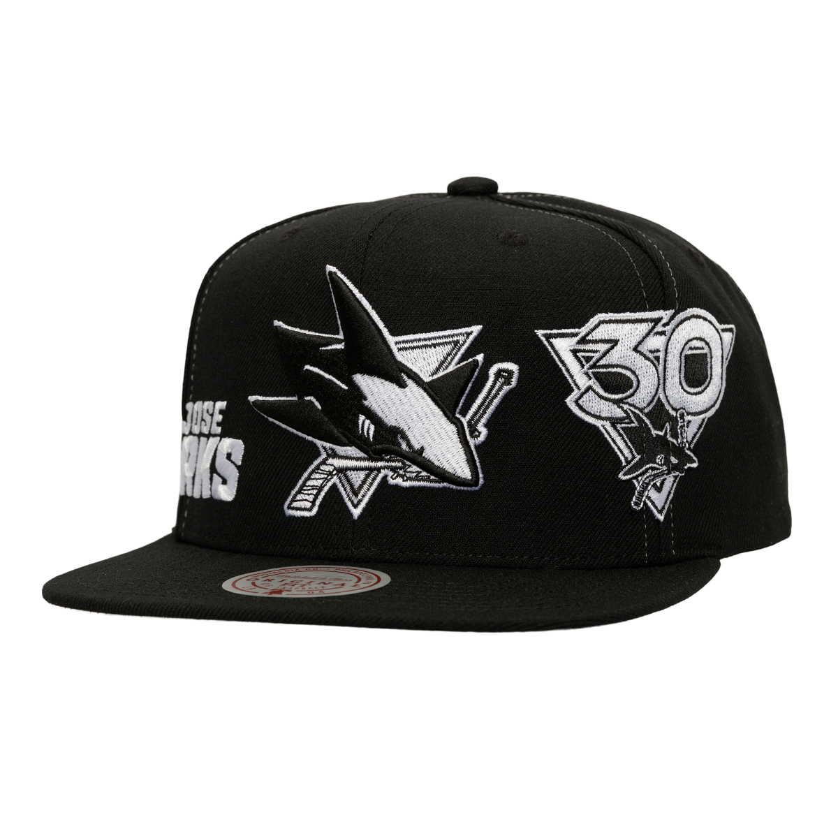 San Jose Sharks čiapka flat šiltovka Trifecta Snapback black