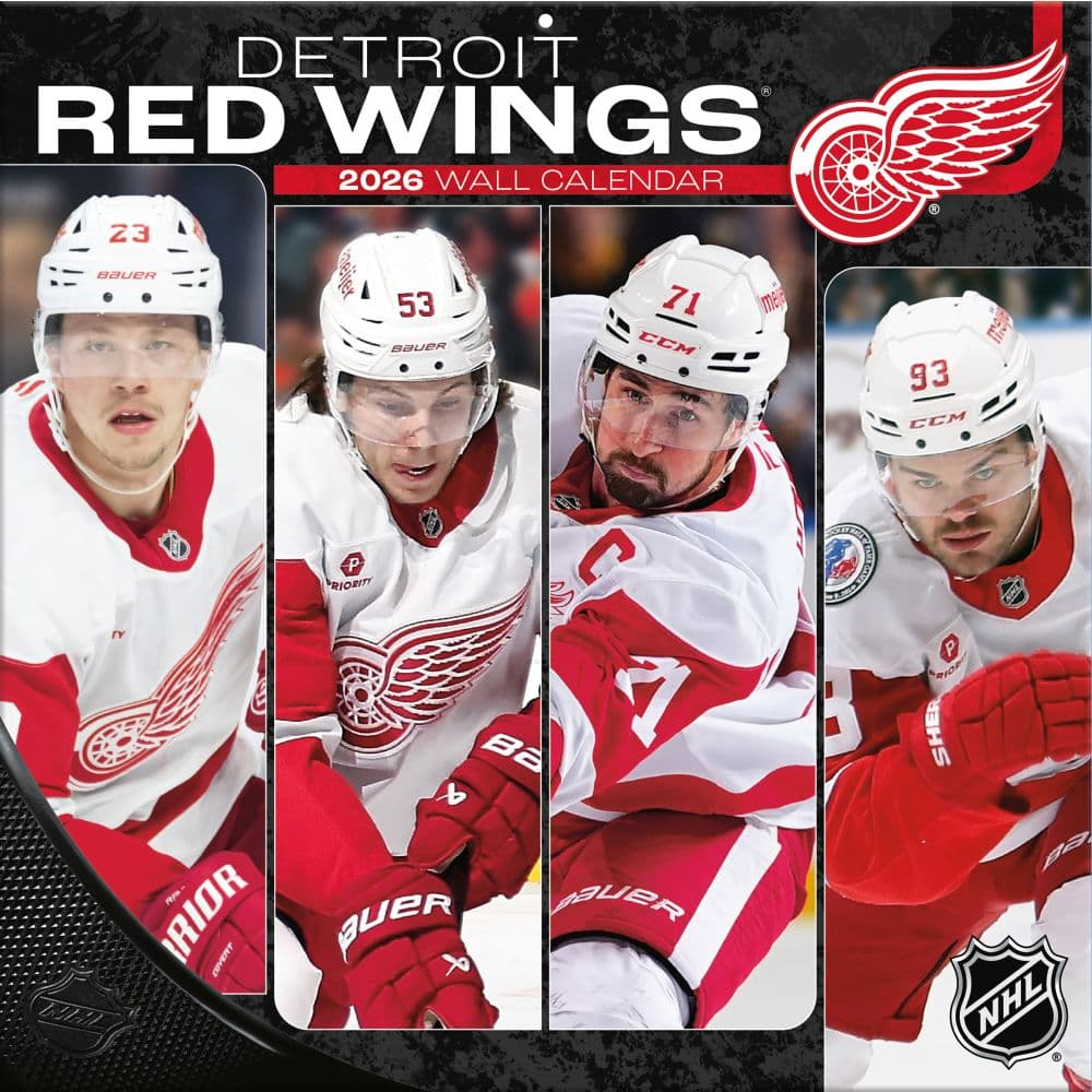 Detroit Red Wings kalendár 2026 Wall