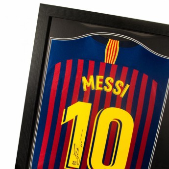 Legendy zarámovaný dres FC Barcelona Messi Signed Shirt (Framed)