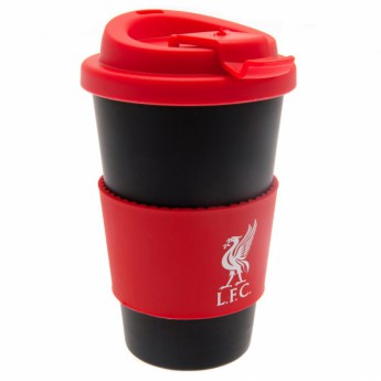 FC Liverpool cestovný hrnček Silicone Grip Travel Mug