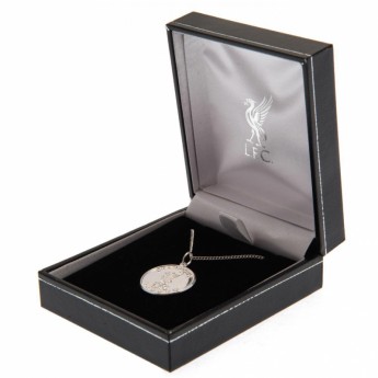 FC Liverpool retiazka na krk s príveskom Champions Of Europe sterling silver pendant & chain