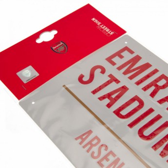 FC Arsenal ceduľa na stenu Street Sign