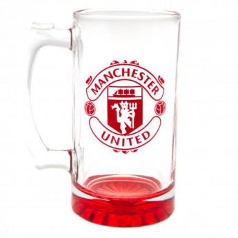 Manchester United poháre Stein Glass Tankard red