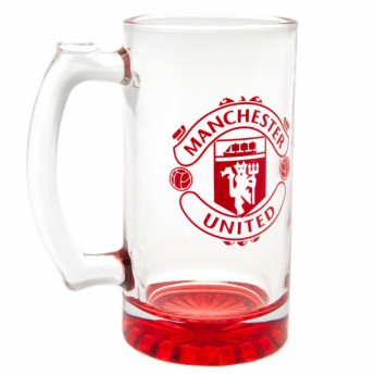 Manchester United poháre Stein Glass Tankard red