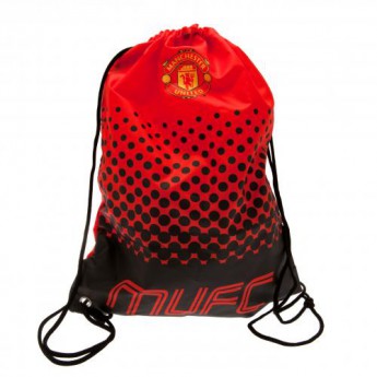 Manchester United taška gym bag red and black
