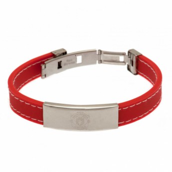 Manchester United silikónový náramok Stitched Silicone Bracelet RD