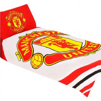 Manchester United obliečky na jednu posteľ Single Duvet Set PL