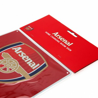 FC Arsenal ceduľa na stenu red home changing room