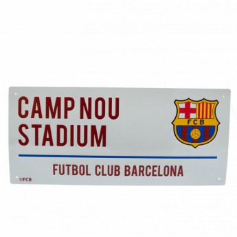 FC Barcelona ceduľa na stenu Street Sign
