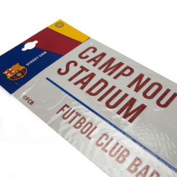 FC Barcelona ceduľa na stenu Street Sign