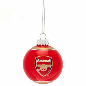 FC Arsenal vianočné ozdoby Glass Bauble