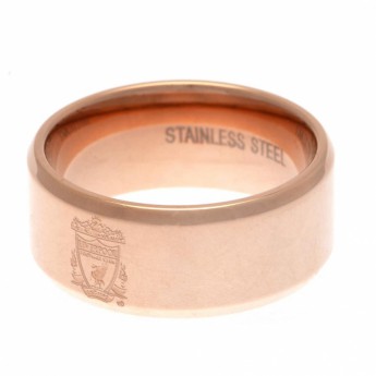 FC Liverpool prsteň Rose Gold Plated Ring Large