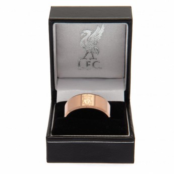 FC Liverpool prsteň Rose Gold Plated Ring Large