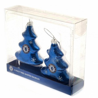 FC Chelsea vianočné ozdoby 2pk Tree Baubles
