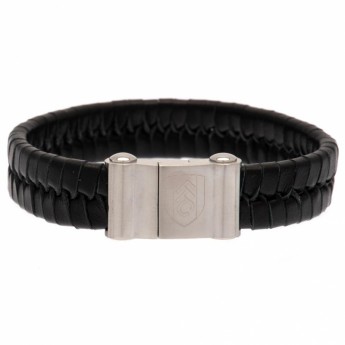 Fulham kožený náramok Plait Leather Bracelet