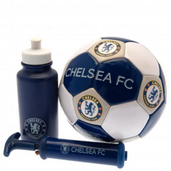 FC Chelsea futbalový set water bottle - hand pump - size 3 ball