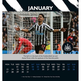 Newcastle United stolový kalendár 2020