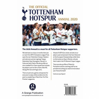 Tottenham kniha ročenka Annual 2020