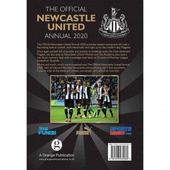 Newcastle United kniha ročenka Annual 2020