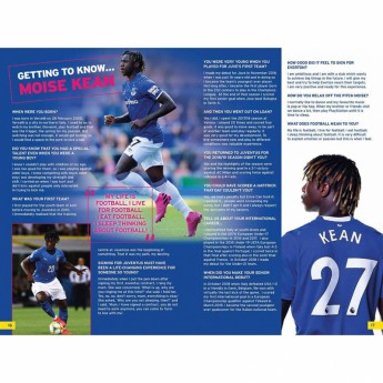 FC Everton kniha ročenka Annual 2020