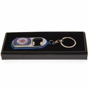 FC Rangers prívesok s otvárakom Key Ring Torch Bottle Opener