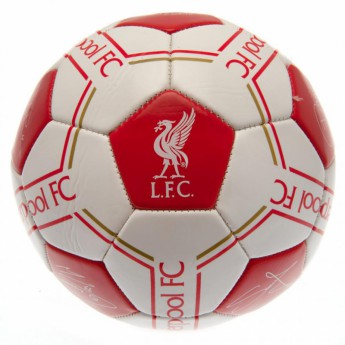 FC Liverpool futbalový set water bottle - hand pump - size 5 ball