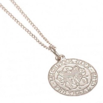 Leicester City retiazka na krk s príveskom Sterling Silver Pendant & Chain