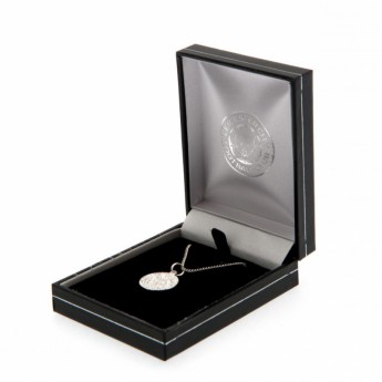 Leicester City retiazka na krk s príveskom Sterling Silver Pendant & Chain