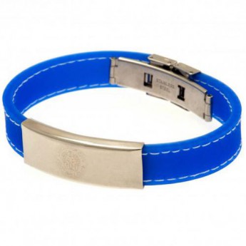 Leicester City silikónový náramok Stitched Silicone Bracelet BL