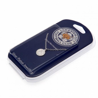 Leicester City retiazka na krk s príveskom Silver Plated Pendant & Chain