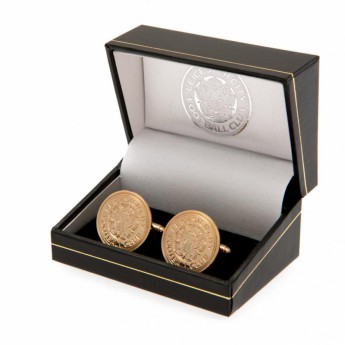 Leicester City manžetové gombíky Gold Plated Cufflinks