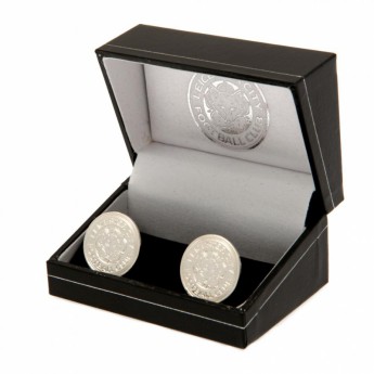 Leicester City manžetové gombíky Silver Plated Formed Cufflinks