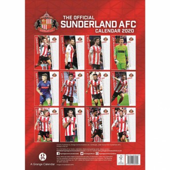 Sunderland kalendár 2020 Team A3