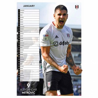 Fulham kalendár 2020 Team A3