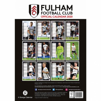 Fulham kalendár 2020 Team A3