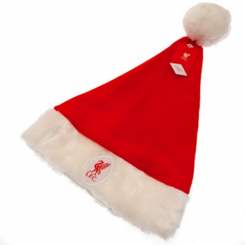 FC Liverpool zimná čiapka Santa Hat1