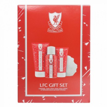 FC Liverpool darčekový set Toiletries (Body spray, Aftershave balm, Body sponge)