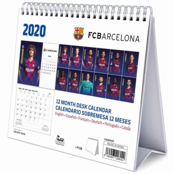 FC Barcelona stolový kalendár stolní kalendář 2020