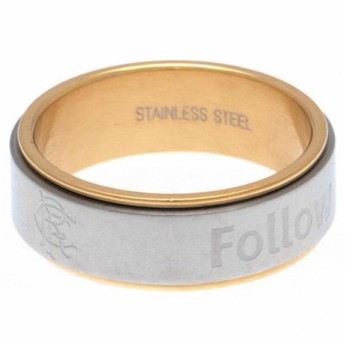 FC Rangers prsteň Bi Colour Spinner Ring Medium