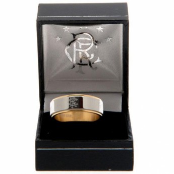 FC Rangers prsteň Bi Colour Spinner Ring Medium