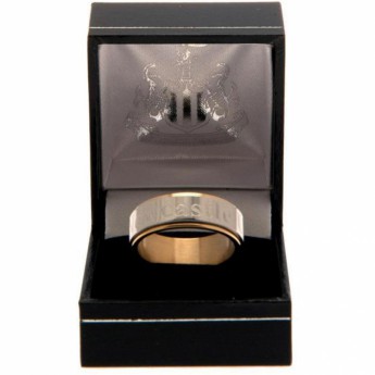 Newcastle United prsteň Bi Colour Spinner Ring Large