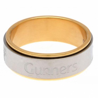 FC Arsenal prsteň Bi Colour Spinner Ring Medium