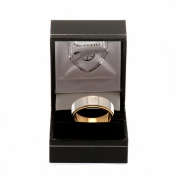 FC Arsenal prsteň Bi Colour Spinner Ring Medium