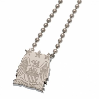 Manchester City retiazka na krk s príveskom Stainless Steel Pendant & Chain EC