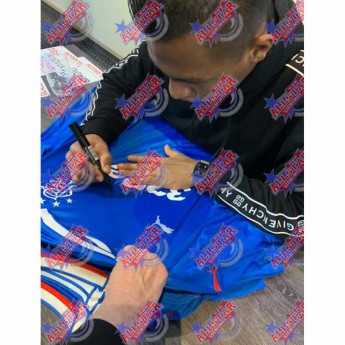Legendy futbalový dres Rangers FC Morelos 2017-2018 Signed Shirt