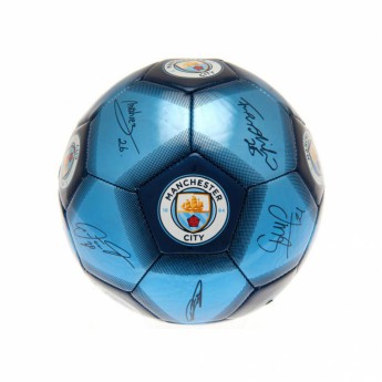 Manchester City fotbalová mini lopta Skill Ball Signature - size 1
