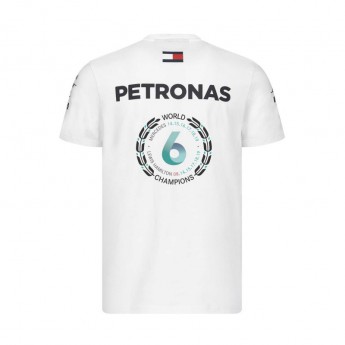 Mercedes AMG Petronas pánske tričko Champions white F1 Team 2019
