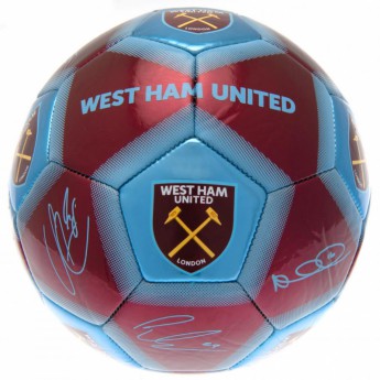 West Ham United futbalová lopta Football Signature WHM - size 5